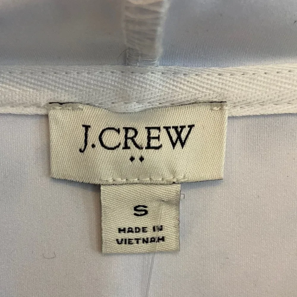 J. Crew Factory - Multicolor White Blue Light Active Hoodie - Size Small NWT